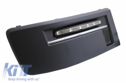 Első lökhárító spoiler VW Transporter Multivan Caravelle T5 T5.1 Facelift (2010-2015), embléma nélküli hűtőráccsal, Sportline Design-image-6051941