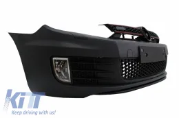 Első lökhárító spoilerrel, zongorafekete, VW Golf VI (2008-2013), GTI dizájn-image-6072321