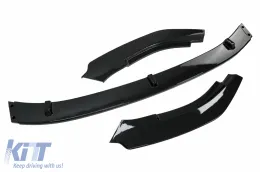 Első lökhárító spoilerrel, zongorafekete, VW Golf VI (2008-2013), GTI dizájn-image-6072332