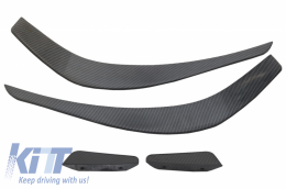 Első lökhárító toldat Aero MERCEDES Benz CLA W117 C117 X117 (2013-2016) CLA45 AMG Design szénszálas fóliás-image-6034097