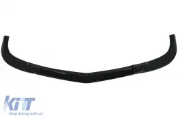Első lökhárító toldat Mercedes C-osztály W204 S204 C204 Sport Line Facelift (2011-2015) Piano Black-image-6100630