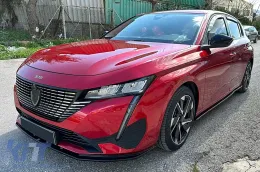 Első lökhárító toldat spoiler Peugeot 308 Mk3 (2021-Up) - Piano Black-image-6101510