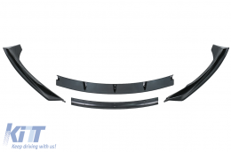 Első lökhárító toldat Tesla Model 3 (2017-2022) Piano Black-image-6111962