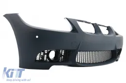 Első lökhárító vese hűtőráccsal BMW 3-as E90 Sedan / E91 Touring (04-08) (nem LCI), M3 design, füst ködlámpával-image-6040550