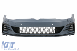 Első Lökhárító VW Golf VII 7 (2013-2017) LED fényszórókkal Dinamikus irányjelző 7.5 GTI kinézet -image-6091548