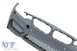 Első lökhárító zongorafekete hűtőráccsal BMW 4 F32 Kupé F33 kabrió F36 Gran Kupé (2013-2017) modellekhez, M4 Dizájn-image-6074818
