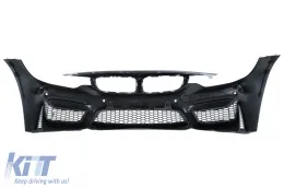 Első lökhárító zongorafekete hűtőráccsal BMW 4 F32 Kupé F33 kabrió F36 Gran Kupé (2013-2017) modellekhez, M4 Dizájn-image-6074822