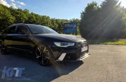 Első Lökhárító  AUDI A6 C7 4G (2011-2015) RS6 Design Középső Rács Nélkül-image-6278861