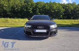 Első Lökhárító  AUDI A6 C7 4G (2011-2015) RS6 Design Középső Rács Nélkül-image-6278862