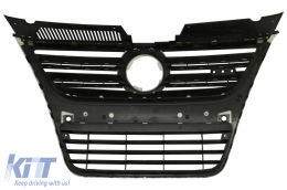Első rács VW Volkswagen Passat 3C 2007-2010 R36, R36 OEM lökhárítóhoz, ezüst Aluminium Look-image-6000128