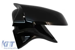 Első spoiler, hátsó spoiler és visszapillantó tükör borítás szett BMW 4 F36 Grand Coupe (2014-03.2019) modellekhez, M-performance Dizájn-image-6072877