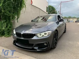 Első spoiler, hátsó spoiler és visszapillantó tükör borítás szett BMW 4 F36 Grand Coupe (2014-03.2019) modellekhez, M-performance Dizájn-image-6084256