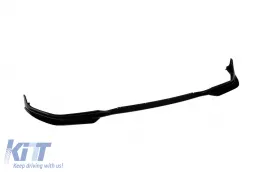 Első spoiler splitters-szel BMW 3-as G20 sedan, G21 touring M lökhárítóhoz 2019-tő, fekete lakk-image-6146507