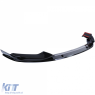 Első spoiler toldat lökhárítóra fényes fekete BMW 5-ös G30 G31 2016-tól-image-6202854