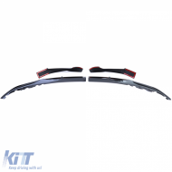 Első spoiler toldat lökhárítóra fényes fekete BMW 5-ös G30 G31 2016-tól-image-6202856