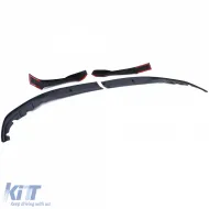 Első spoiler toldat lökhárítóra fényes fekete BMW 5-ös G30 G31 2016-tól-image-6202857