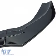 Első spoiler toldat sport fekete fényes Mercedes A W177 V177 2018-tól-image-6194397
