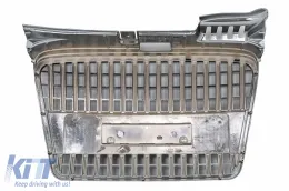 Embléma nélküli hűtőrács Audi A4 B7 (2004-2008) Fekete-image-6109309