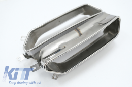 Embout diffuseur pare-chocs pour Audi A6 4G 10-14 Conseils Facelift W12 Look-image-6064213