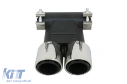 Embout silencieux d'échappement pour Porsche 718 Cayman Boxster 982 2016+ Chrome-image-6074695