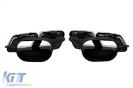 Embouts d'échappement de type A Design 63 adaptés pour Mercedes Classe S W222, SL R231 SL65 A Design, CLS C218 CLS63-image-6132447