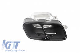 Embouts d'échappement diffuseur pour Mercedes W176 12+Stickers Sport Pack-image-6045295