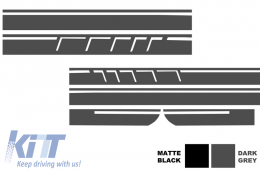 Embouts d'échappement diffuseur pour Mercedes W176 12+Stickers Sport Pack-image-6045299