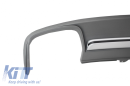 Embouts diffuseur d'air pare-chocs pour AUDI A4 B8 Facelift 12-15 Limo Avant S4 Look-image-6026780