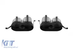 Embouts en chrome adaptés pour Audi Q5 après 2018 pour diffuseur SQ5, pare-chocs S-Line-image-6150367