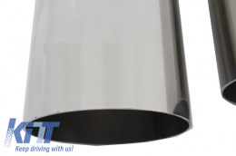 Embouts silencieux d'échappement pour BMW Série 3 E46 M3 E90 E39 E36 E60 M5--image-6006427