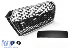 image-24-Emprós Grília chorís síma katállhlh gia Audi A4 B9 8W (2016-2018) Plaísio Chrómio Sedan Avant RS Schediasmós