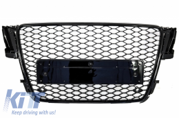 image-25-Emprós Grília katállhlh gia Audi A5 8T (2008-2011) RS5 Schediasmós Badgeless Piáno Mavro