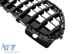 Emprós Grília katállhlh gia Mercedes C-Class W206 Sedan S206 T-Modell (2021-Up) GT-R Panamericana Schediasmós Mavro-image-6099961