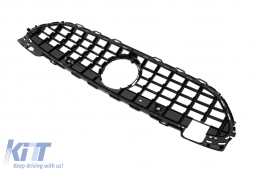 Emprós Grília katállhlh gia Mercedes C-Class W206 Sedan S206 T-Modell (2021-Up) GT-R Panamericana Schediasmós Mavro-image-6100328