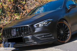 Emprós Grília katállhlh gia Mercedes CLA X118 C118 (2019-up) GT-R Panamericana Schediasmós Piáno Mavro-image-6097644
