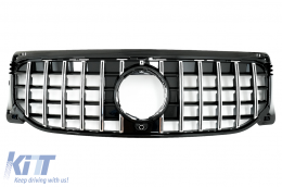 Emprós Grília katállhlh gia Mercedes GLB-Class X247 (2019-2023) GT-R Panamericana Schediasmós Chrómio-image-6069446