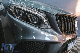Emprós Grília katállhlh gia Mercedes GLE Koupé C292 (2015-2018) GLE W166 SUV (2015-2018) GT-R Panamericana Schediasmós Piáno Mavro-image-6088768