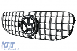 Emprós Grília katállhlh gia Mercedes GLS SUV X167 (2019-2023) GT-R Panamericana Schediasmós Chrómio-image-6086586