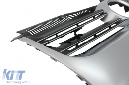 Emprós Grília katállhlh gia VW Golf 5 V (2003-2007) R32 Schediasmós Brushed Aluminium-image-6014734