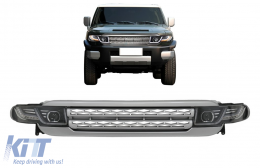 Emprós Grília me Fanária Emprós LED Dipló Xenon Emfánish katállhlh gia Toyota FJ Cruiser XJ10 (2007-2015) me Dunamikó flas strofís-image-6068779