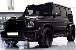Emprós Grília me Kalvmmata fóton katállhlo gia Mercedes G-Class W464 W463A & G63 AMG (06.2018-Up) GT-R Panamericana Schediasmós Piáno Mavro-image-6091918