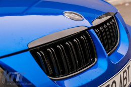 Emprós Kagkéla nefrón katállhles gia BMW Seirá 3 E90 E91 Pre-LCI (2005-2008) Diplí ríga M Design Piáno Mavro-image-6089258