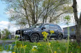 Emprós Kentrikí grília katállhlh gia Mercedes GLE SUV W167 V167 GLE Koupé C167 Pakéto athlhtismov (2019-06.2023) GTR Panamericana Schediasmós All Mavro-image-6075922