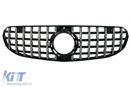 Emprós Kentrikí grília katállhlh gia Mercedes GLC X253 C253 Ananéosh (2020-up) Standard&OFF-ROAD GTR Panamericana Schediasmós Chrómio-image-6090366