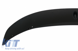 Emprós Profulaktíras Aerotomí Lip katállhlo gia BMW Seirá 5 F10 F11 Sedan Touring (2011-2017) Schediasmós M-Performance Mat Mavro-image-6034632