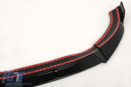 Emprós Profulaktíras Aerotomí Lip katállhlo gia Mercedes CLA45 C117 X117 (2013-2016) Gualisteró Mavro-image-6038078
