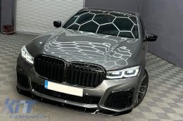 Emprós Profulaktíras Aerotomí Lip katállhlo gia BMW Seirá 7 G11 G12 LCI M Sport (02.2019-up) Piáno Mavro-image-6102120
