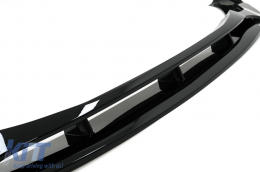 Emprós Profulaktíras Aerotomí Lip katállhlo gia BMW X4 G02 X4M M Sport (2018-Up) Piáno Mavro-image-6083708