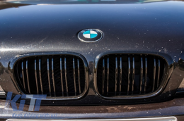 Emprós Profulaktíras Central Kagkéla Double Stripe Piáno Mavro katállhlo gia BMW Seirá 5 E39 (1995-2003) M5 Look-image-6025520