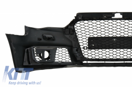 Emprós Profulaktíras katállhlos gia Audi A3 8V (2012-2015) Sedan Saloon Convertible RS3 Schediasmós Piáno Mavro-image-6009563